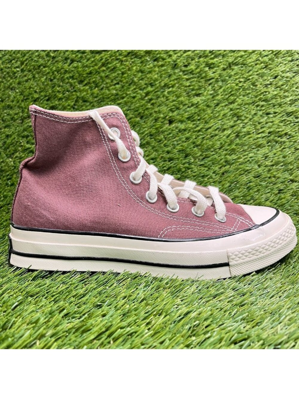 Converse Chuck Taylor All Star Hi Womens Size 7 Brown Red Shoes Sneakers